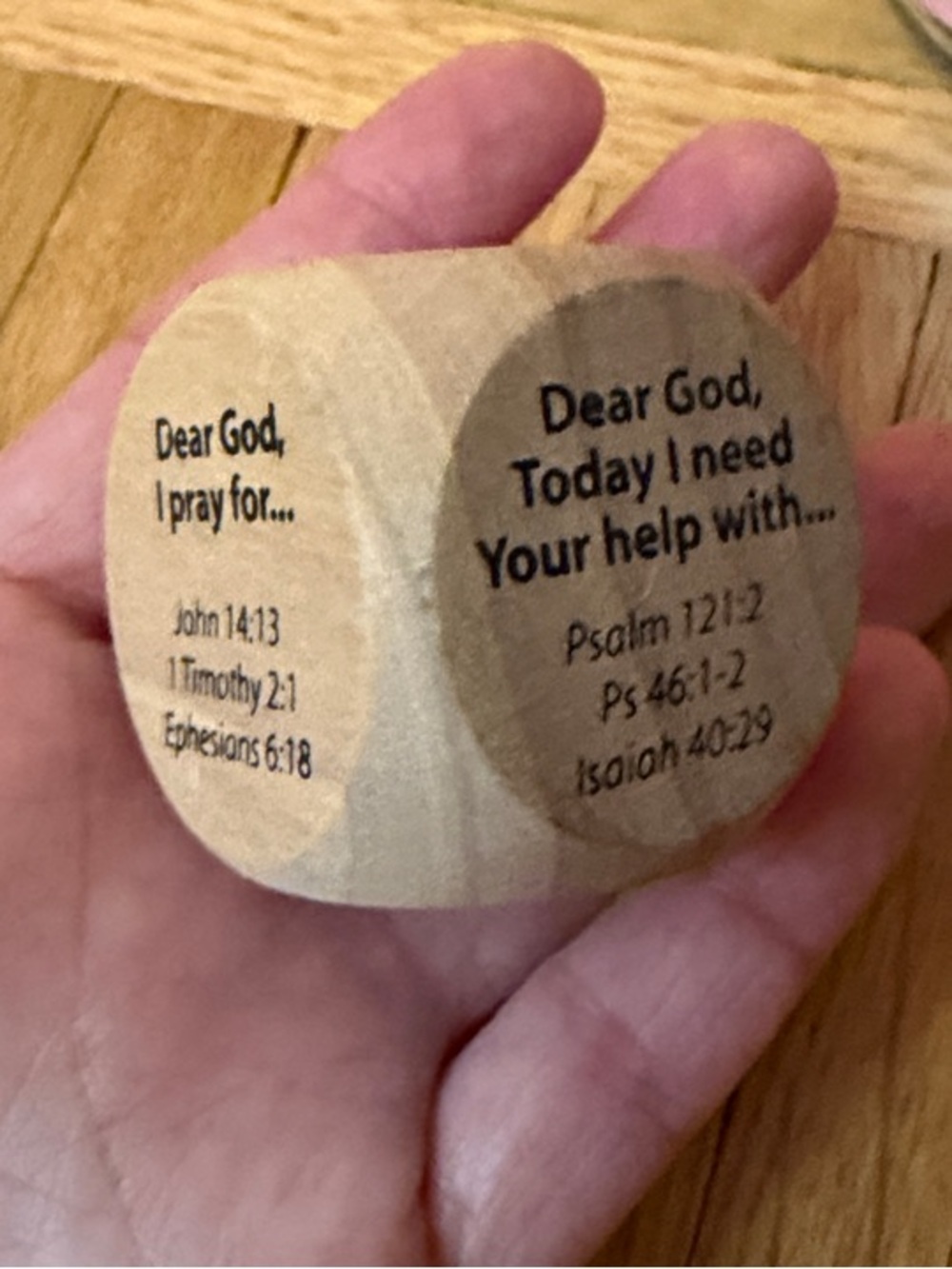 Prayer Dice & Bible Verses Mood Jar - Christian / Faith / Giftable!